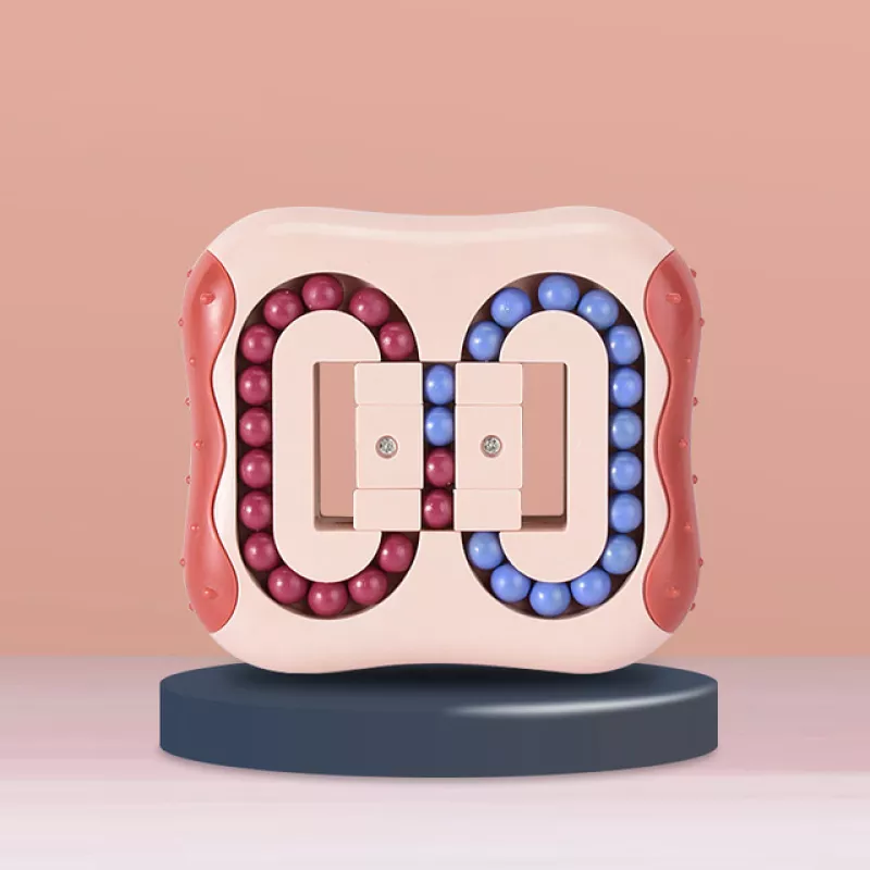 Casse tête rotatif à billes rectangulaire en plastique