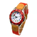 Montre enfant à chiffres multicolores avec joli bracelet en tissu