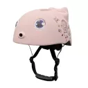 Casque vélo enfant avec oreilles de chat et dessins mignons 