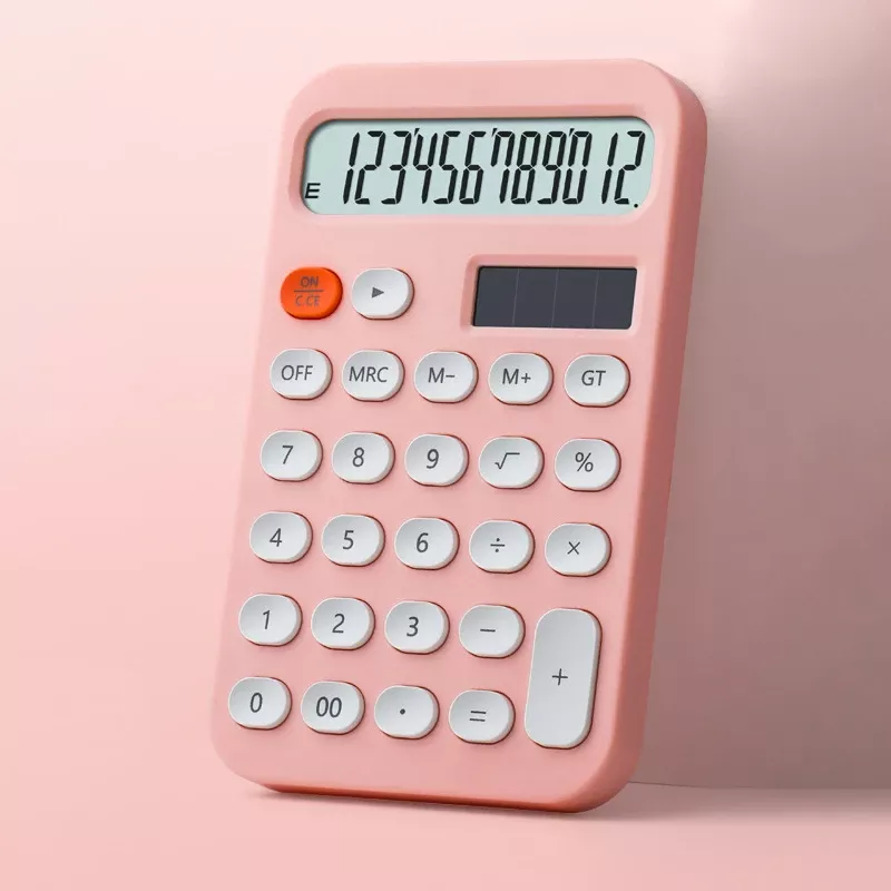 Calculatrice électronique portable à 12 chiffres